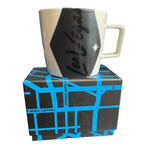 Starbucks Coffee Mug Las Vegas Collection 2016 Blue Black White 14oz